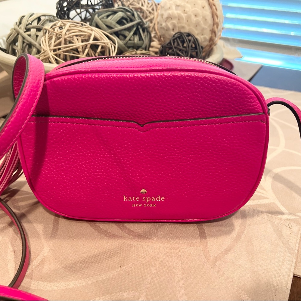 Kate Spade Pink Camera Crossbody Bag